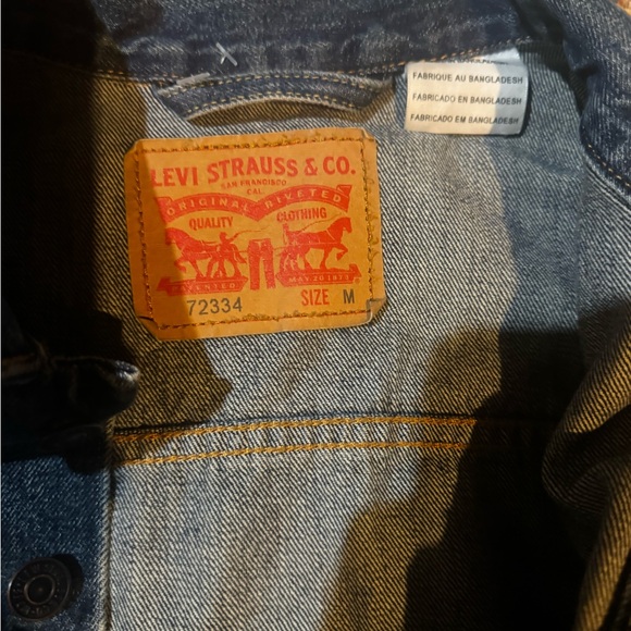 Levi's Men's Dark Blue Denim Jacket - Picture 3 of 5